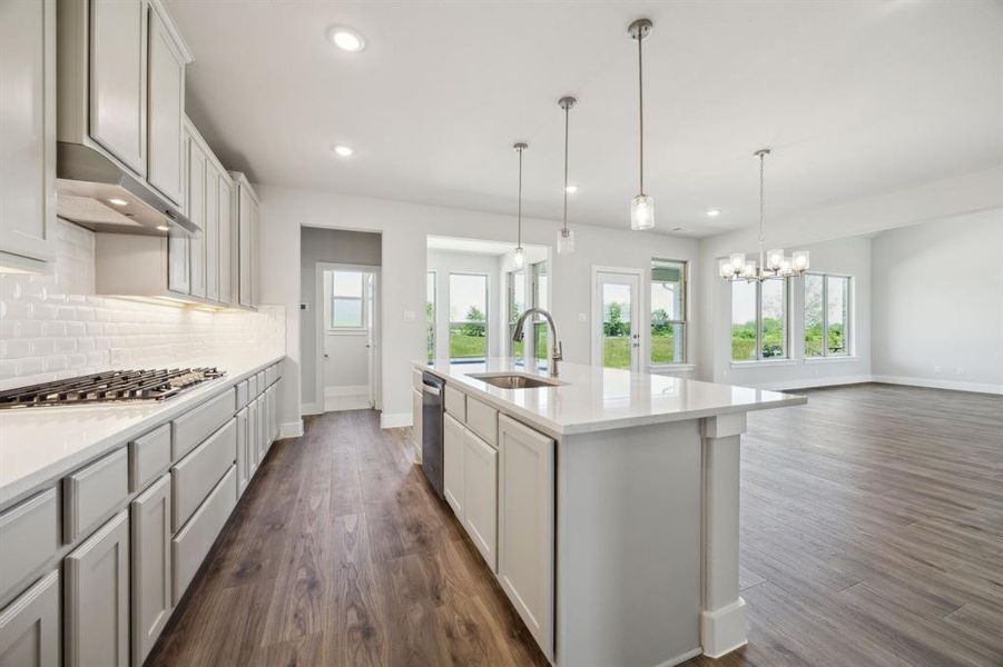Furnished interior view inside a new home in Ellis Ranch Estates, Waxahachie (Image 13).