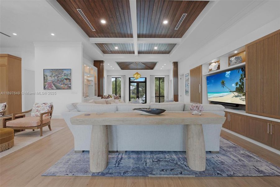 Furnished interior view inside a new home in , Key Largo (Image 13).