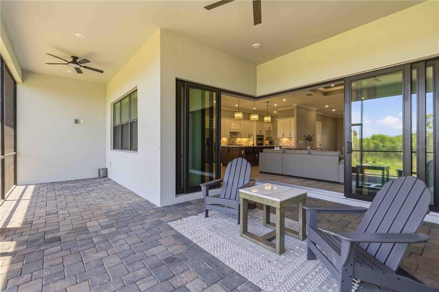 Exterior details and patio area of a home in , Nokomis (Image 24).