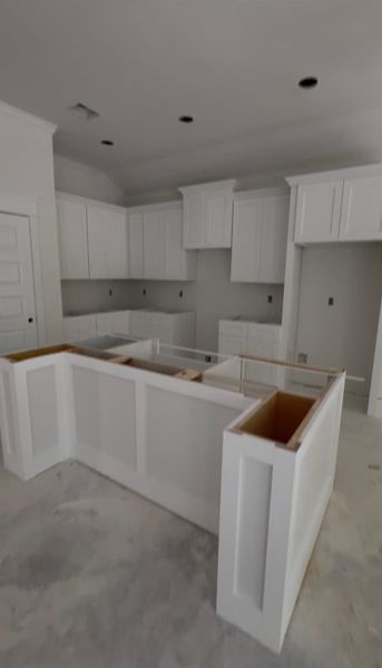 Modern Kitchen layout under construction. Modern Kitchen layout under construction.