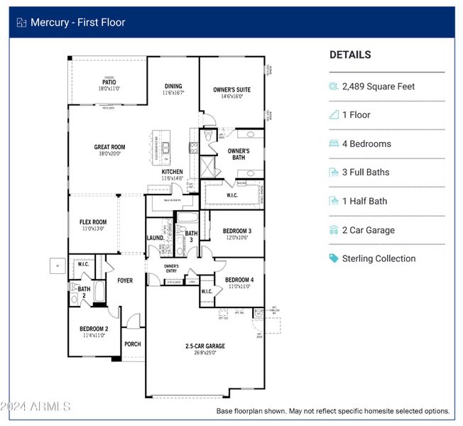 Mercury Floorplan