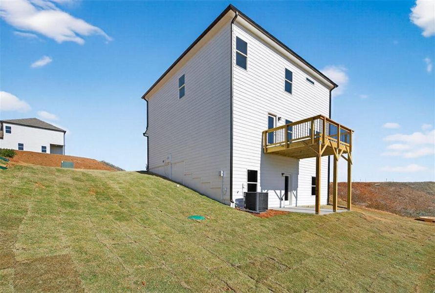 Exterior details and patio area of a home in Kingston Park, Kingston (Image 20).