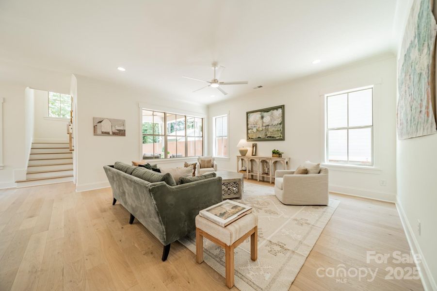 Furnished interior view inside a new home in , Charlotte (Image 6).