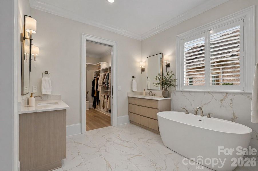 Furnished interior view inside a new home in , Stanley (Image 11).