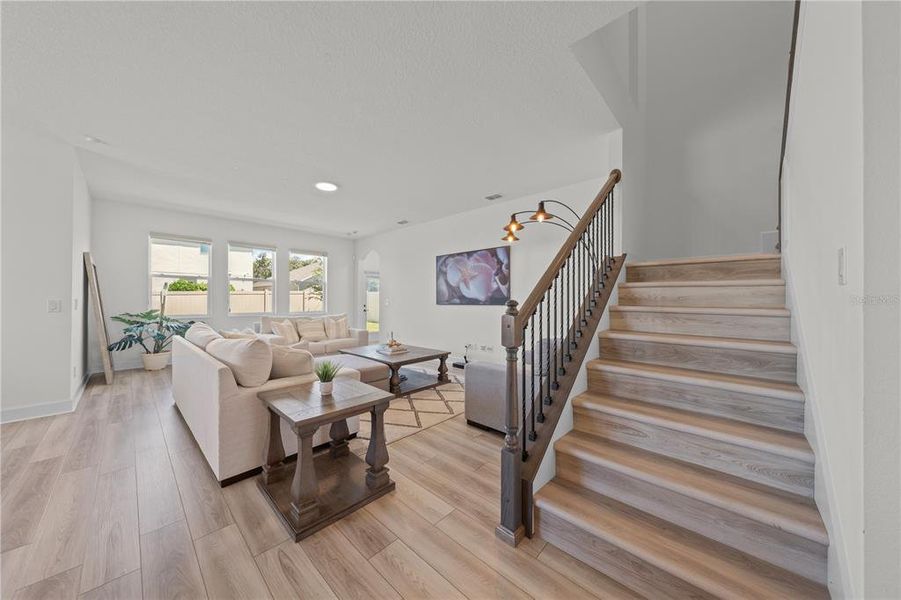 Furnished interior view inside a new home in Eden at Crossprairie, St. Cloud (Image 35).