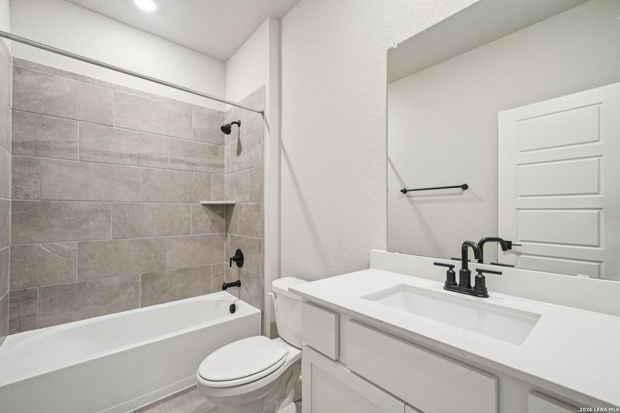 Furnished interior view inside a new home in Estancia Ranch - Classic Series, San Antonio (Image 12).