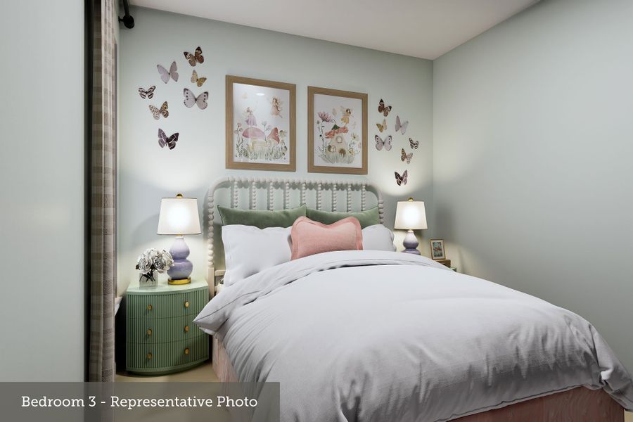 Representative furnished interior of a home built from the The Bishop by David Weekley Homes in Gracewater at Sarasota, Sarasota (Image 4).
