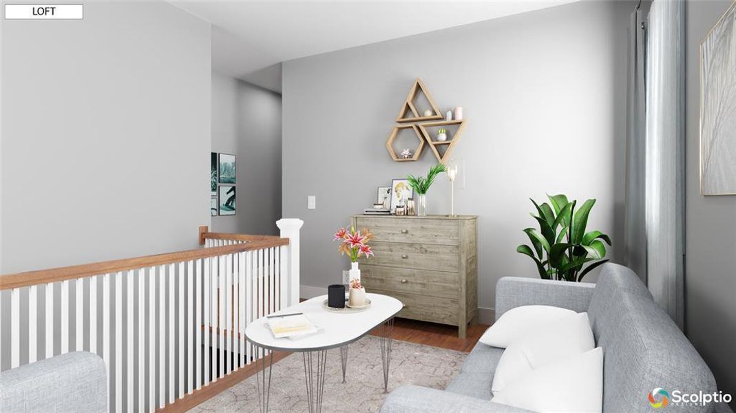Furnished interior view inside a new home in , Leander (Image 11).