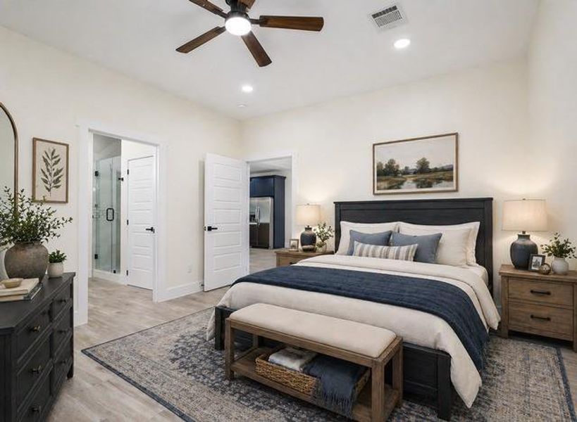Furnished interior view inside a new home in , Brownwood (Image 13). Furnished interior view inside a new home in , Brownwood (Image 13).
