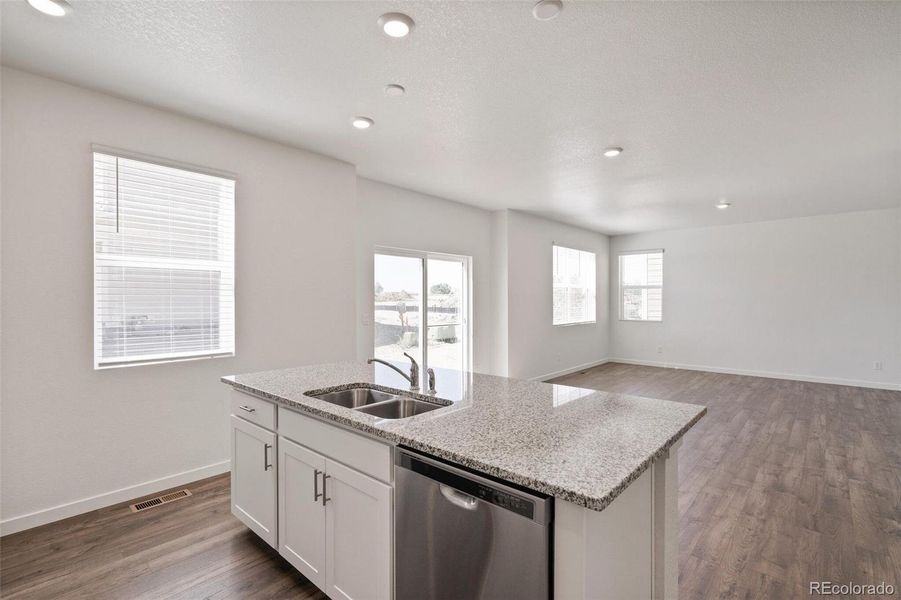 Furnished interior view inside a new home in Trails at Crowfoot, Parker (Image 6).