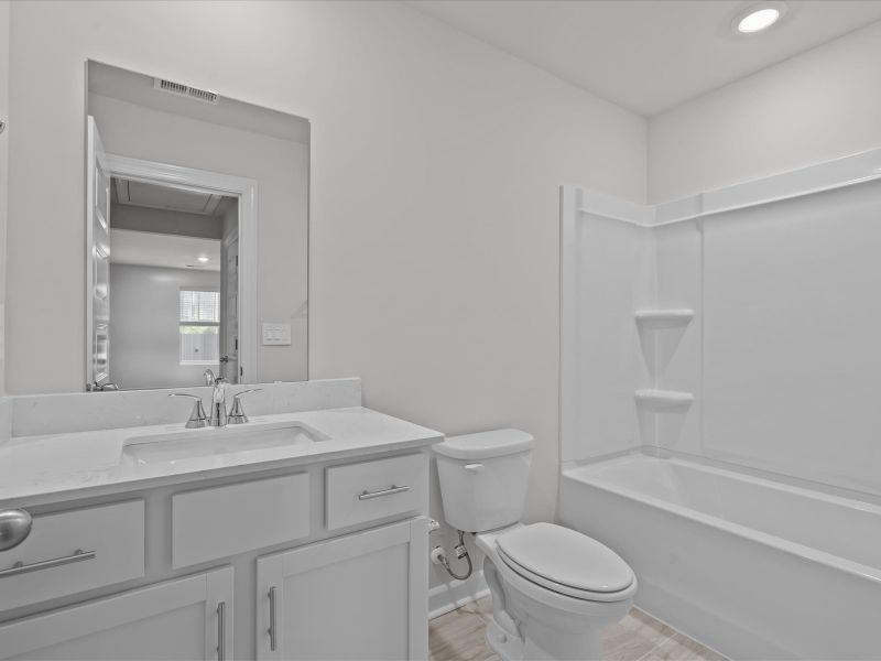 Furnished interior view inside a new home in Village at White Pine, Pendleton (Image 7). Furnished interior view inside a new home in Village at White Pine, Pendleton (Image 7).