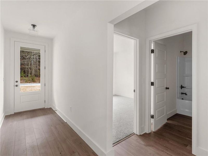 Spacious, unfurnished interior of a new home in , Mansfield (Image 12).