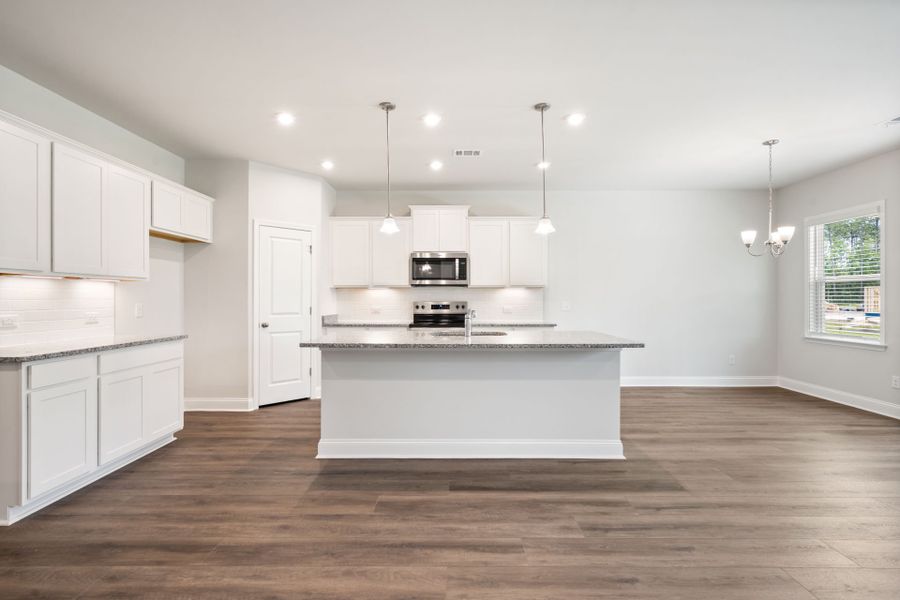 Gourmet Kitchen with Oversized Island Gourmet Kitchen with Oversized Island