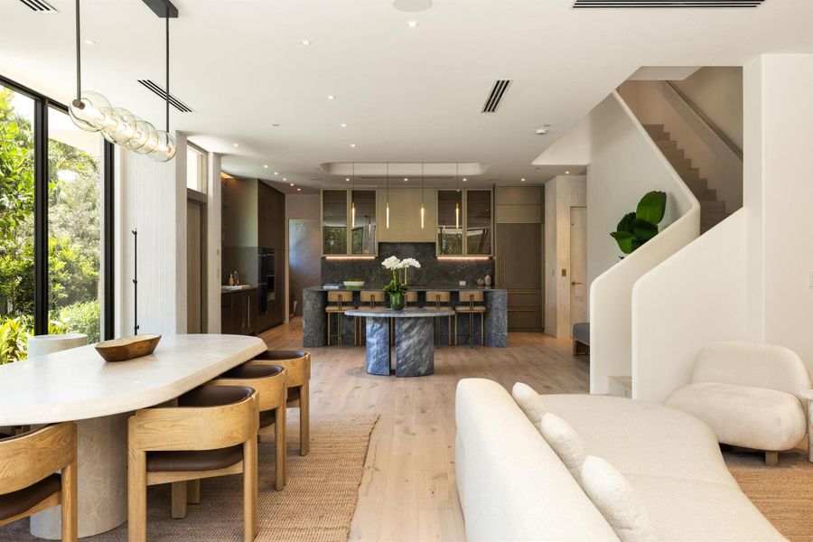 Furnished interior view inside a new home in , Delray Beach (Image 43).