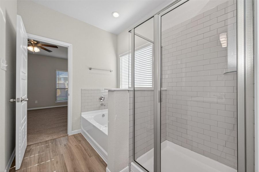 Furnished interior view inside a new home in Woodland Lakes, Huffman (Image 8).