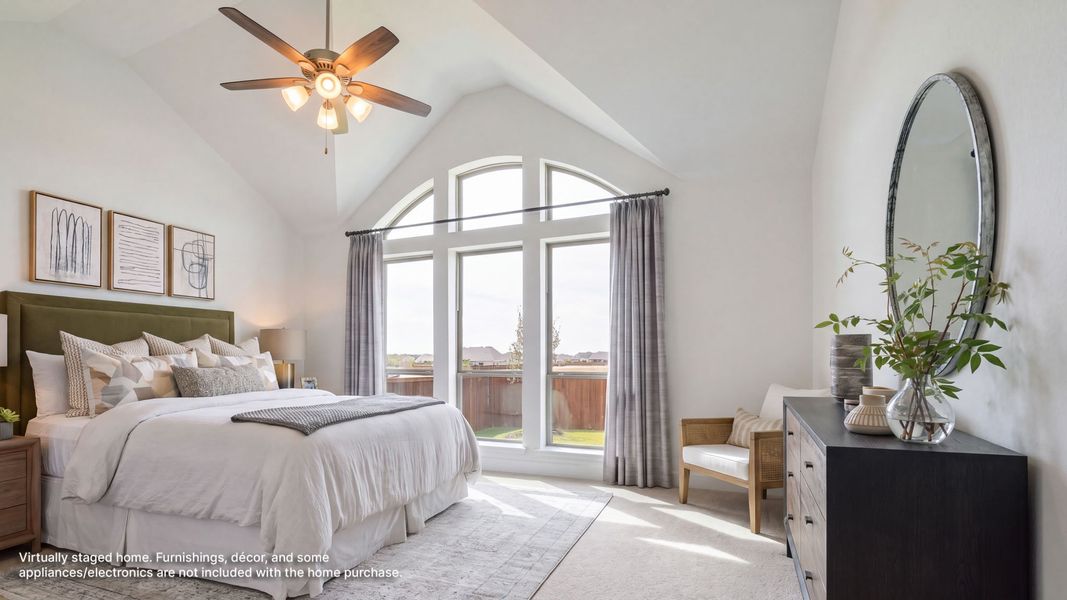 Furnished interior view inside a new home in Sweetgrass, Haslet (Image 10).