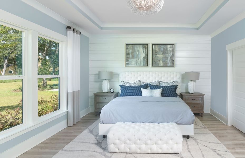 Furnished interior view inside a new home in Sea Island Preserve, Johns Island (Image 8).