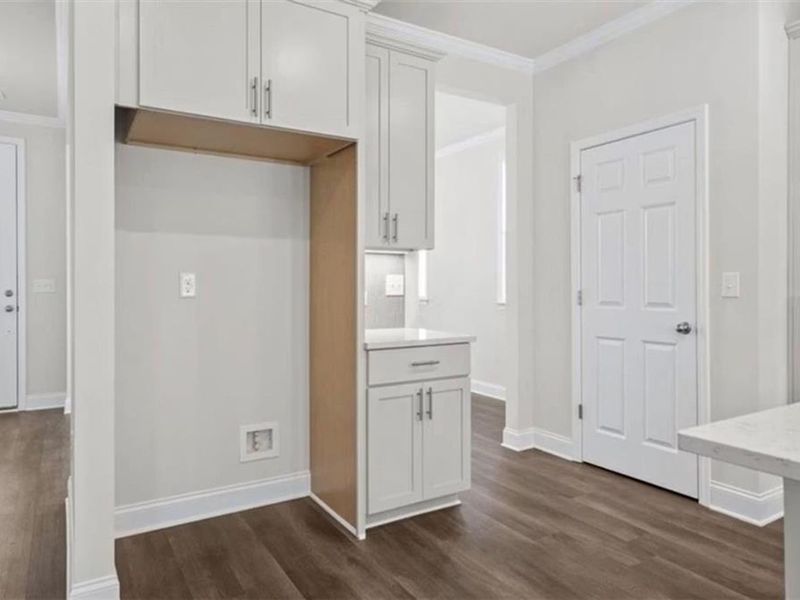 Furnished interior view inside a new home in Wehunt Meadows, Hoschton (Image 6).