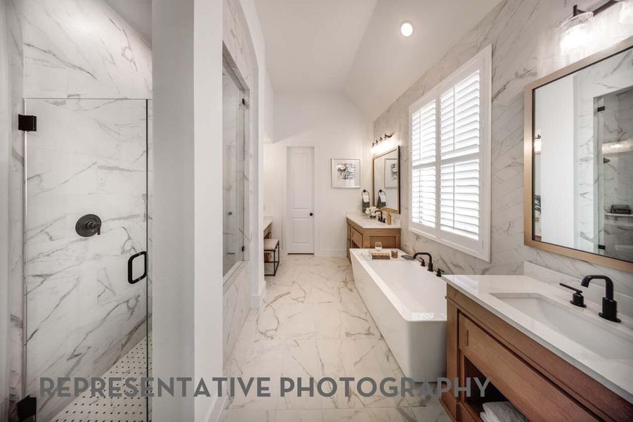 Furnished interior view inside a new home in Briarley, Montgomery (Image 12).