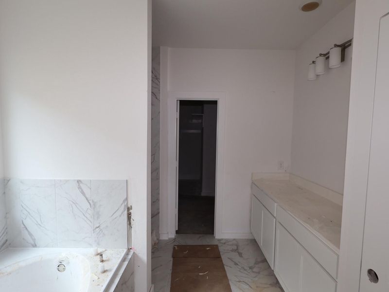 In-progress construction of a new home in Marvida, Cypress, TX (Image 8).