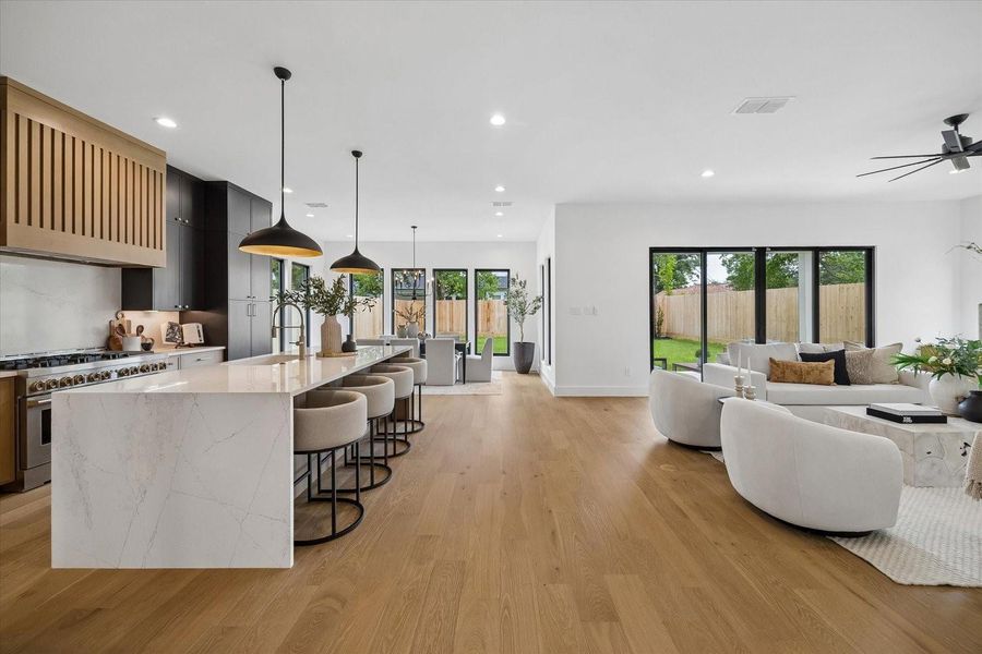 Furnished interior view inside a new home in , Houston (Image 27).