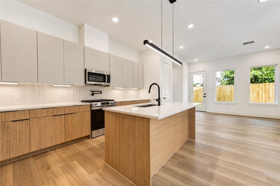 Furnished interior view inside a new home in , Houston (Image 32).