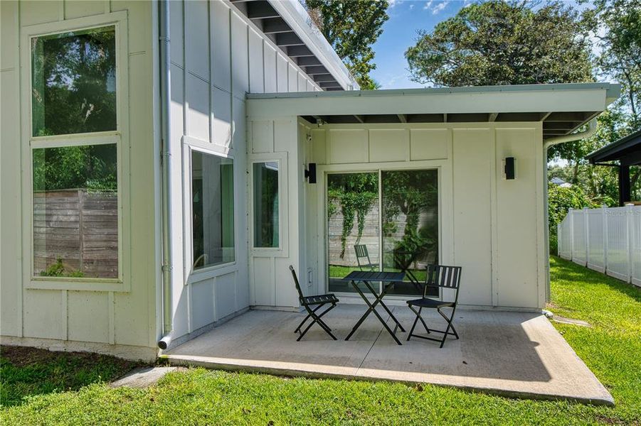 Exterior details and patio area of a home in , Palm Coast (Image 30). Exterior details and patio area of a home in , Palm Coast (Image 30).