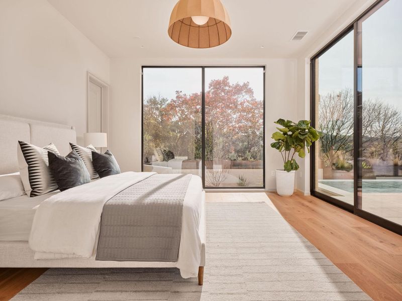 Furnished interior view inside a new home in , Austin (Image 14).