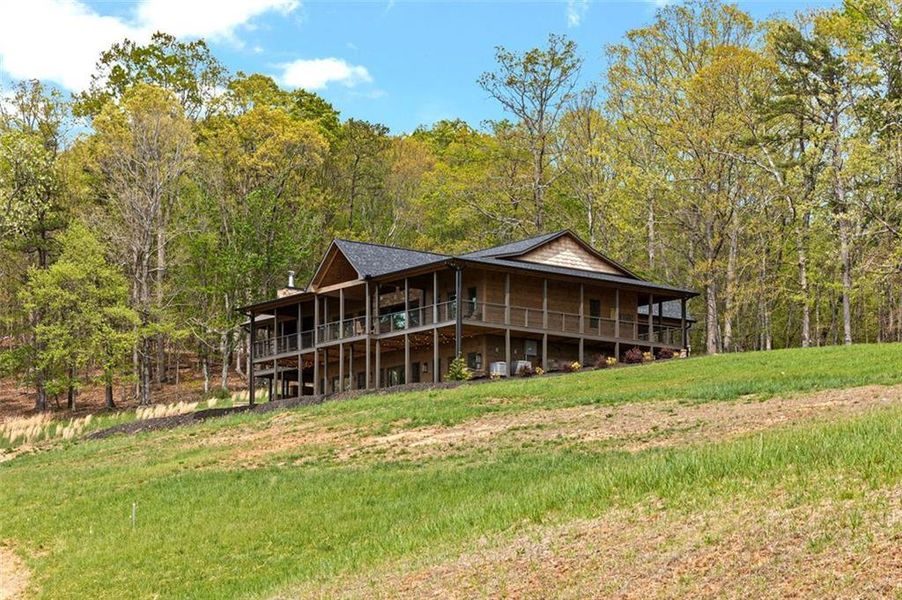 Front exterior of a new home in , Morganton, GA, highlighting curb appeal (Image 29).