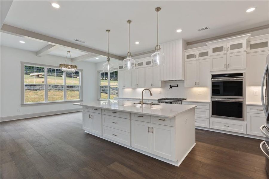 Furnished interior view inside a new home in , Dacula (Image 38).