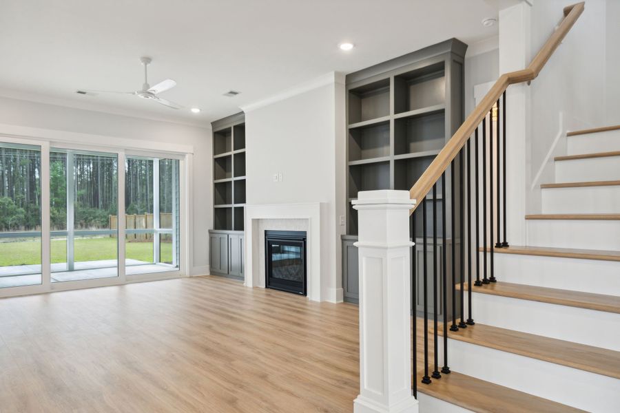 Representative unfurnished interior of a home built from the Drayton by Homes by Dickerson in Nexton, Summerville (Image 11). Representative unfurnished interior of a home built from the Drayton by Homes by Dickerson in Nexton, Summerville (Image 11).