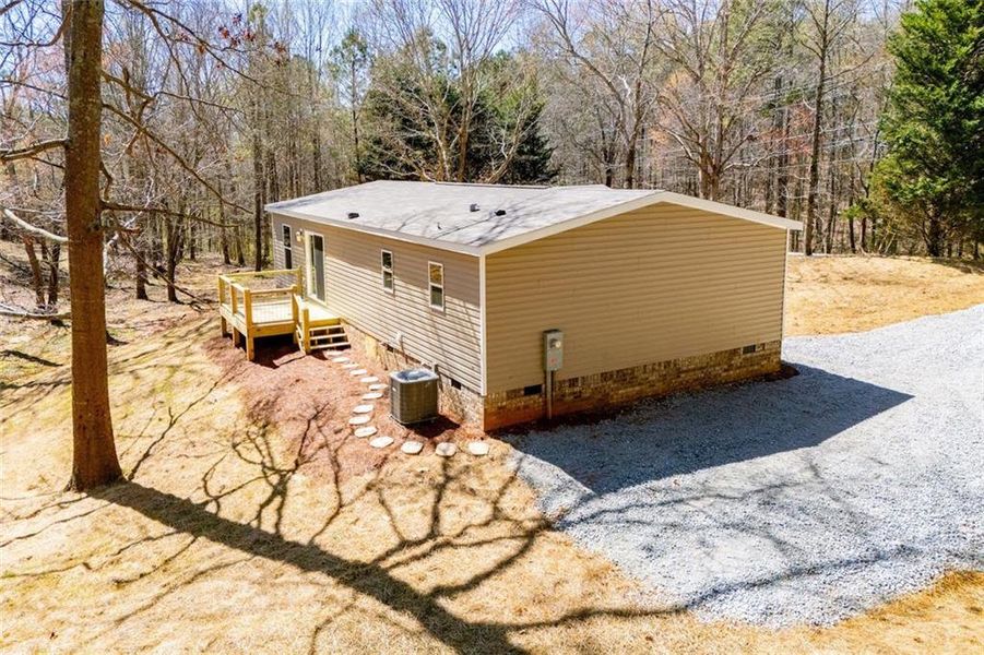Exterior details and patio area of a home in , Waco (Image 29).