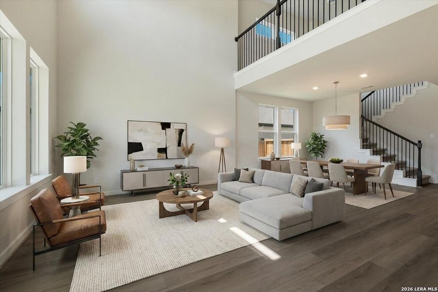 Furnished interior view inside a new home in Foxbrook, Cibolo (Image 11).