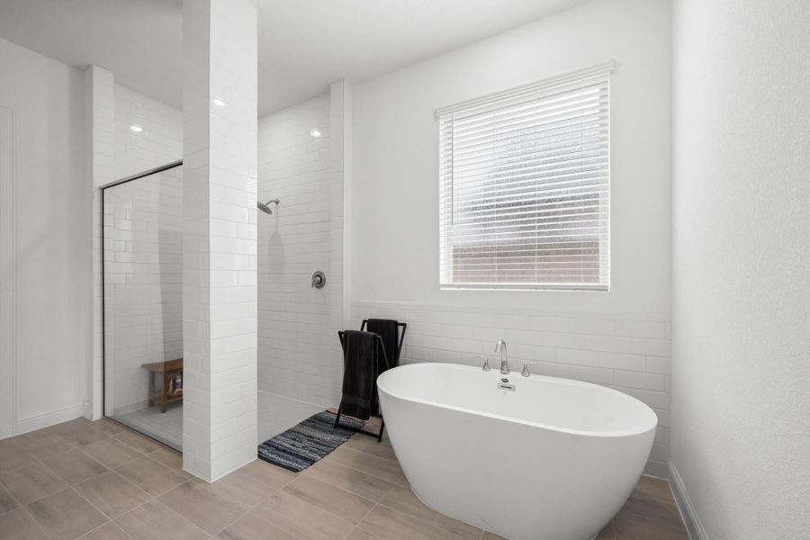 Furnished interior view inside a new home in The Highlands: Pinnacle Collection, Porter Heights (Image 17).