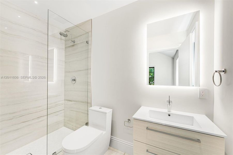 Furnished interior view inside a new home in , Miami (Image 6).