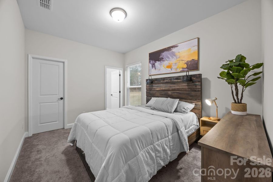 Furnished interior view inside a new home in Parkside Crossing, Charlotte (Image 35).
