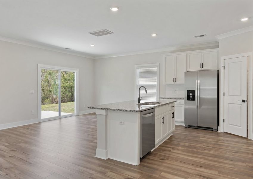 Windows let in lots of windows for the living room