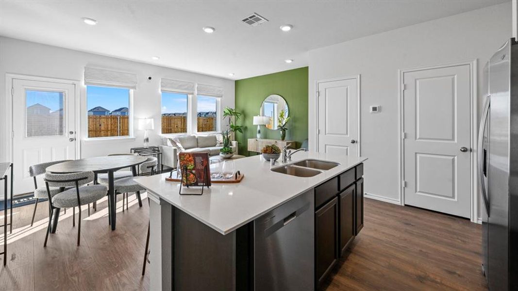 Furnished interior view inside a new home in Arbor Trails North, Princeton (Image 20).