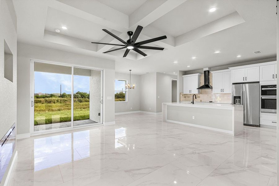 Furnished interior view inside a new home in , Port LaBelle (Image 3).
