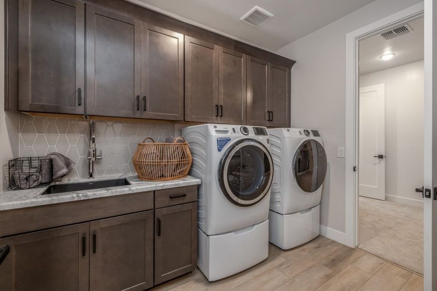 Furnished interior view inside a new home in The Grove at El Cidro, Goodyear (Image 30).