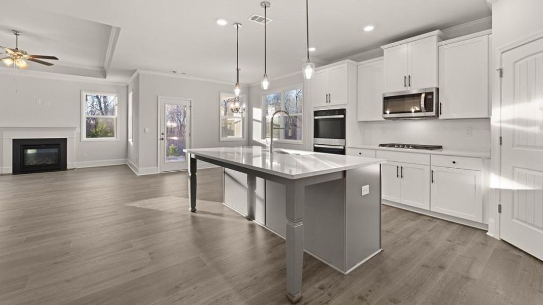 Furnished interior view inside a new home in Butner Estates, South Fulton (Image 6).