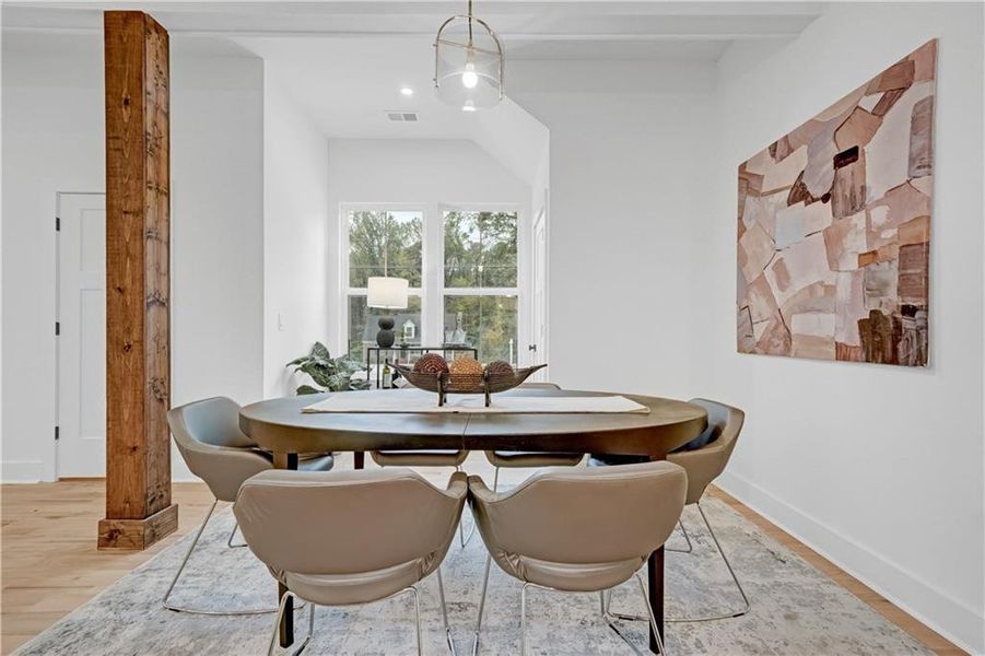 Furnished interior view inside a new home in , Decatur (Image 9).