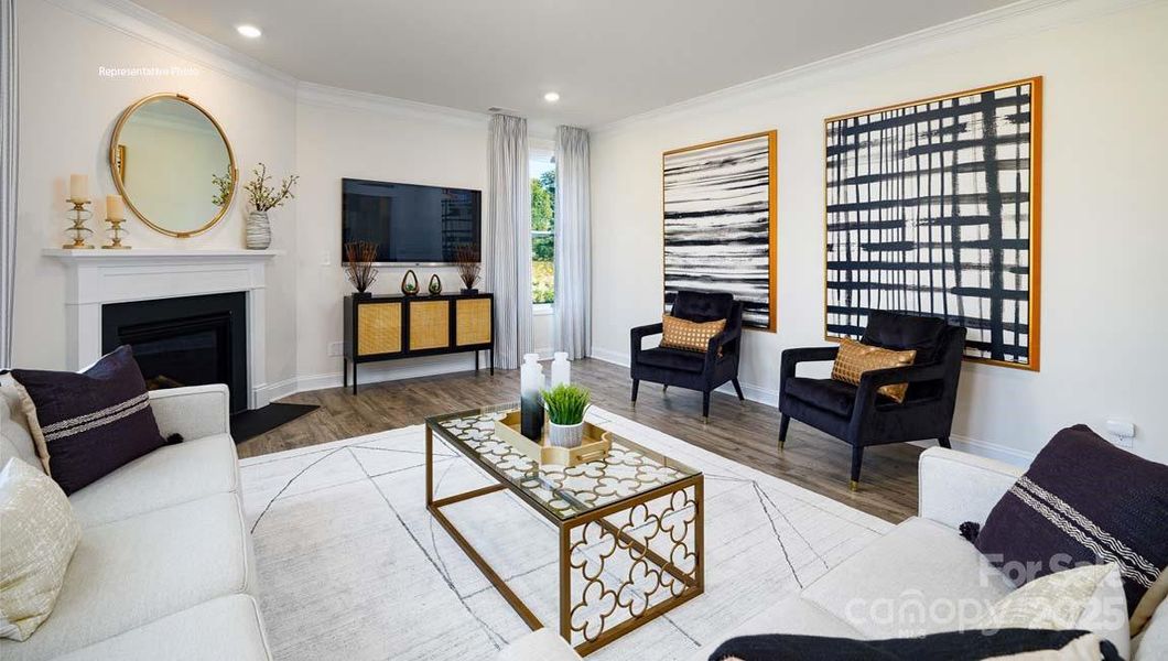 Furnished interior view inside a new home in Sylvan Creek, Denver (Image 23).