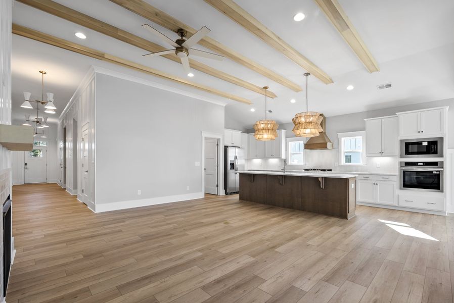Representative unfurnished interior of a home built from the Beckett by Bill Clark Homes in Sidbury Landing, Wilmington (Image 72). Representative unfurnished interior of a home built from the Beckett by Bill Clark Homes in Sidbury Landing, Wilmington (Image 72).