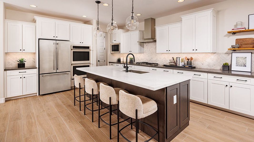 Furnished interior view inside a new home in Ladera Trails, Queen Creek (Image 3).