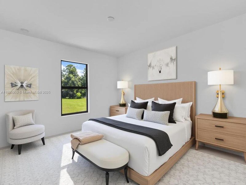 Furnished interior view inside a new home in , Lehigh Acres (Image 6).