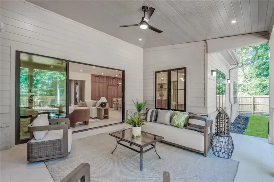 Exterior details and patio area of a home in , Brookhaven (Image 30). Exterior details and patio area of a home in , Brookhaven (Image 30).