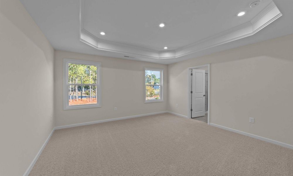 Representative unfurnished interior of a home built from the The Sycamore by Chesapeake Homes in Terrapin, Leland (Image 27).
