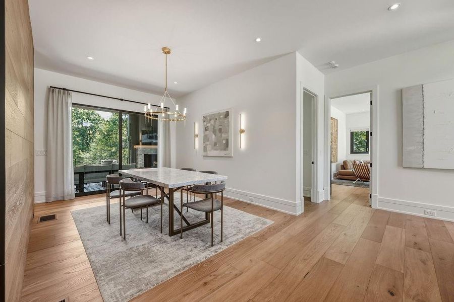 Furnished interior view inside a new home in , Atlanta (Image 14).