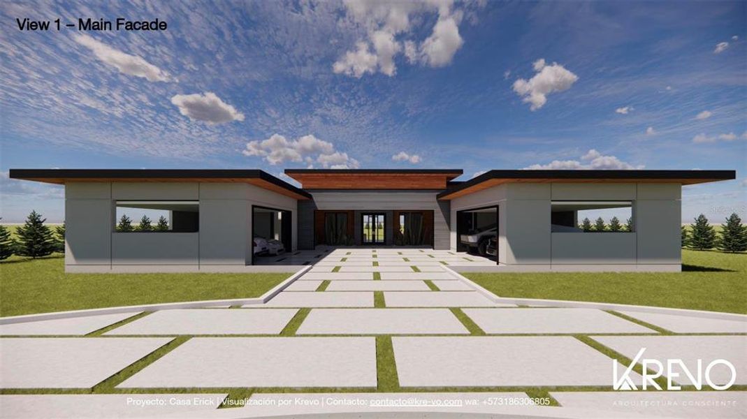 Front exterior of a new home in , Tavares, FL, highlighting curb appeal (Image 2). Front exterior of a new home in , Tavares, FL, highlighting curb appeal (Image 2).